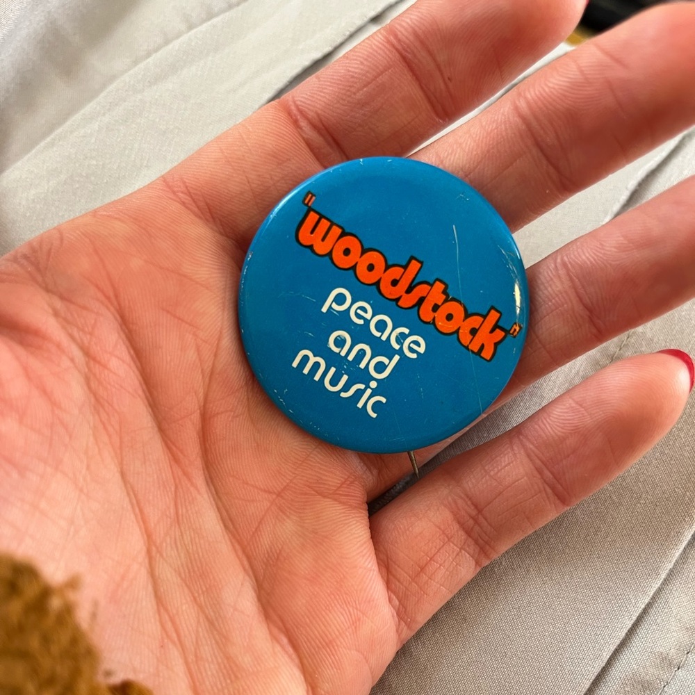 Vintage Woodstock Pin